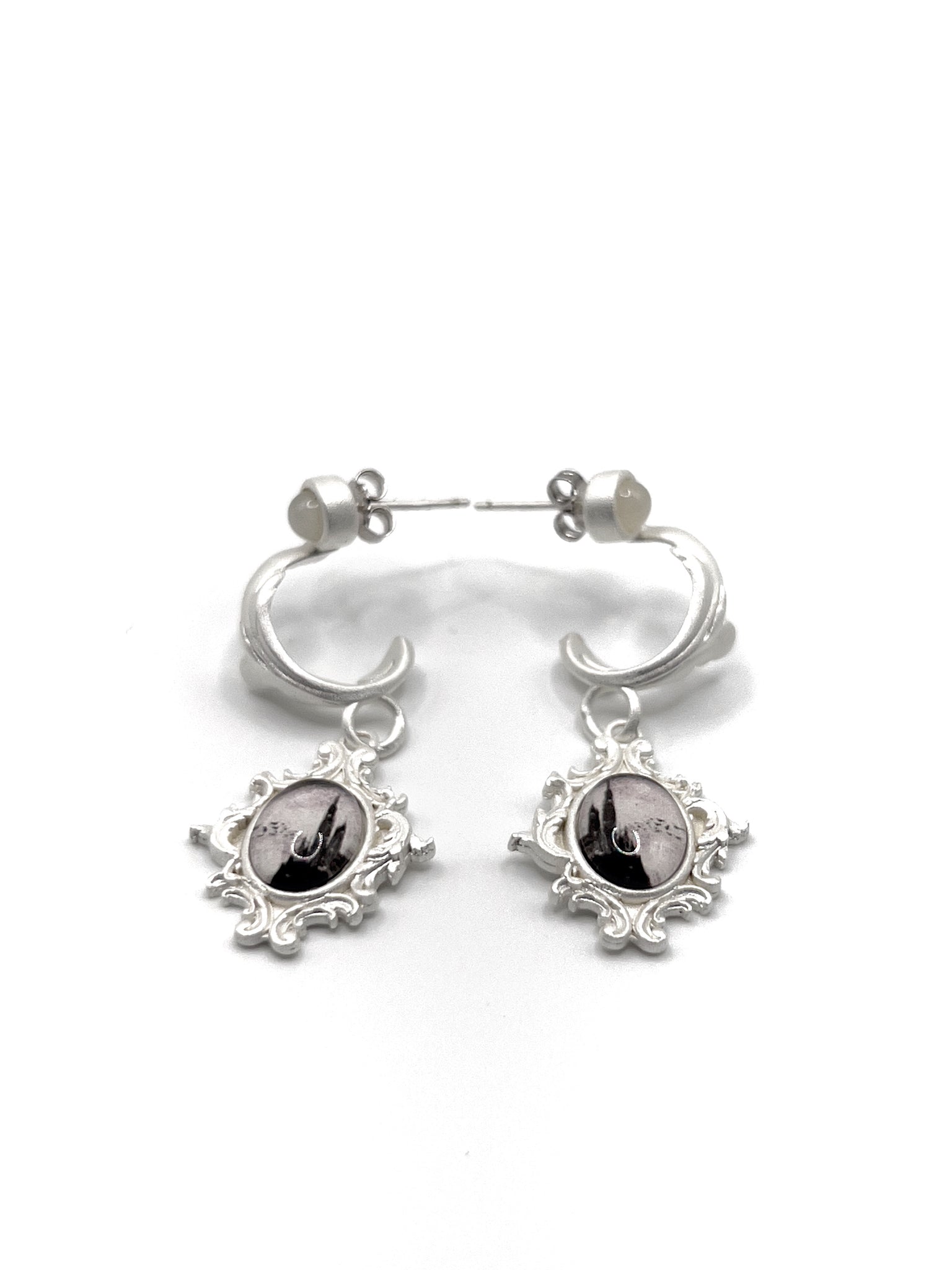 Mithril Amulet Earrings