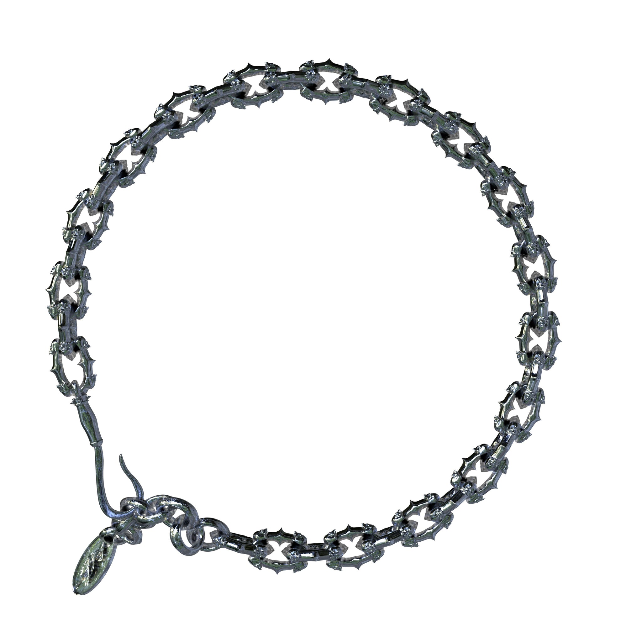 Catacomb Crucifix Chain Necklace Necklaces Saint Terror 