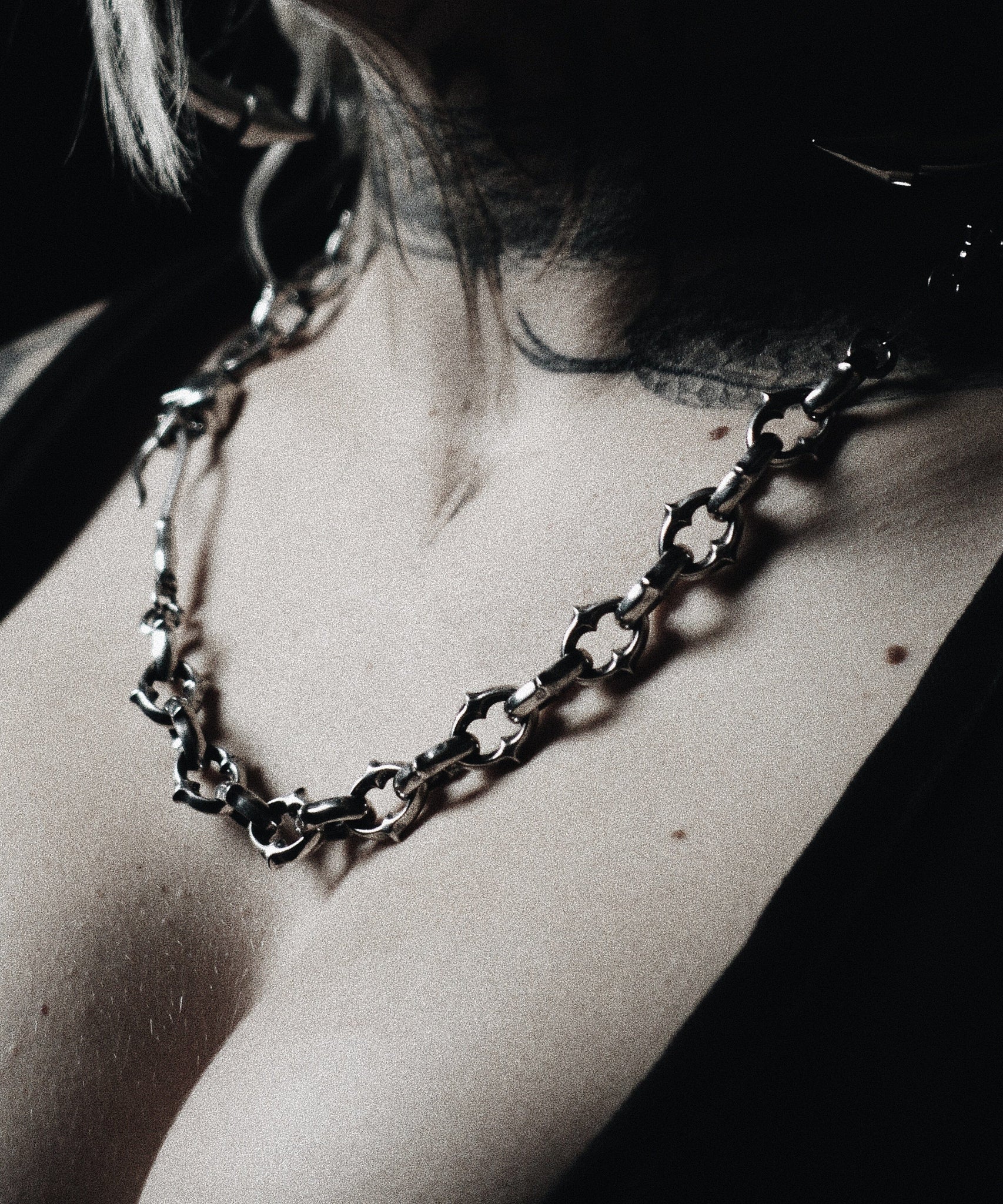 Crucifix Chain Necklace Saint Terror 